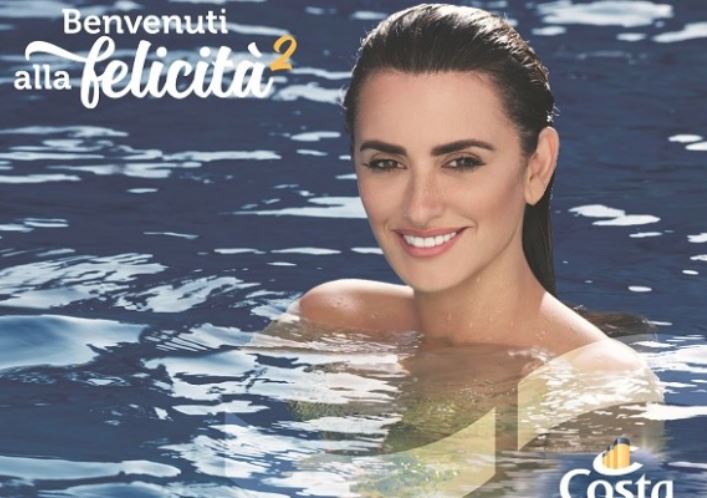 PENELOPE CRUZ E’ LA NUOVA TESTIMONIAL DI COSTA CROCIERE