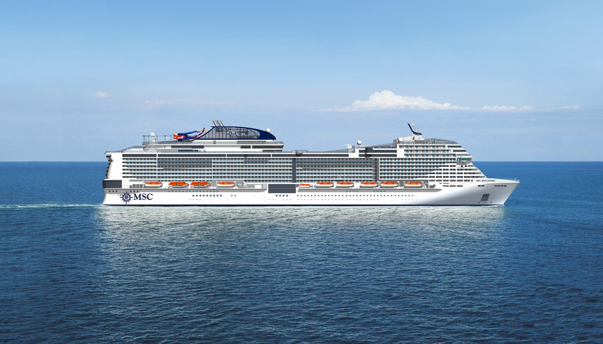 LA MSC BELLISSIMA SARA’ LA PRIMA NAVE DA CROCIERA SMART AL MONDO!