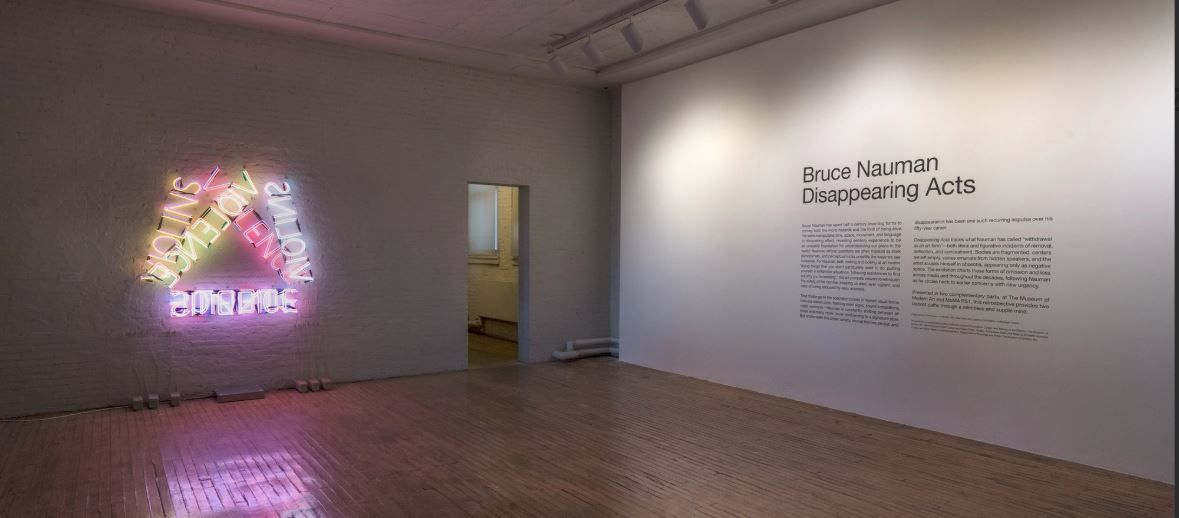 A NEW YORK, STATI UNITI, AL MoMA LA MOSTRA DI BRUCE NAUMAN