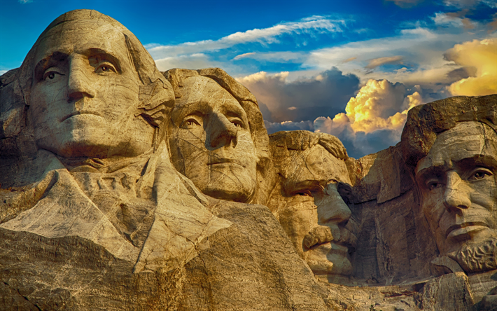 LIFTING PER IL MEMORIALE DEI 4 PRESIDENTI NELLE BLACK HILLS DEL SOUTH DAKOTA, STATI UNITI!