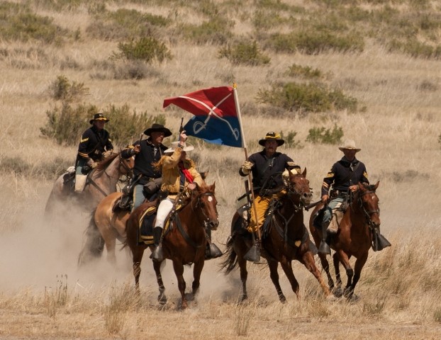 IN MONTANA, STATI UNITI, LA RIEVOCAZIONE STORICA DELLA BATTAGLIA DI LITTLE BIG HORN