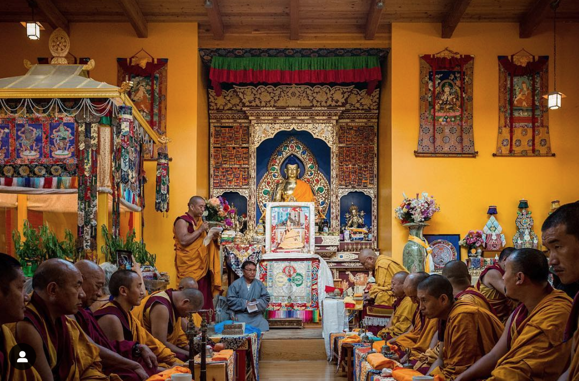 IL MONASTERO DI NAMGYAL A ITHACA NELLO STATO DI NEW YORK, STATI UNITI