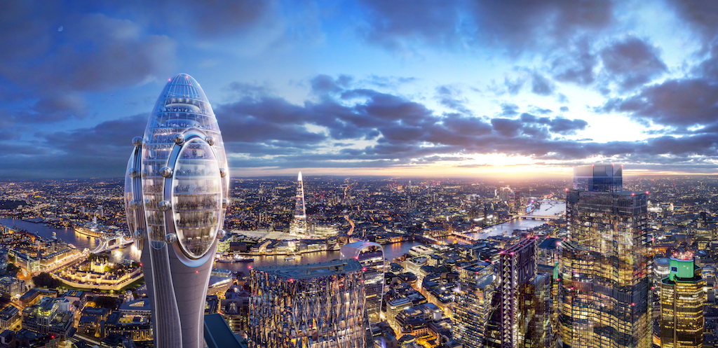 LONDRA, INGHILTERRA: APPROVATO IL PROGETTO PER LA COSTRUZIONE DELLA TULIP TOWER!