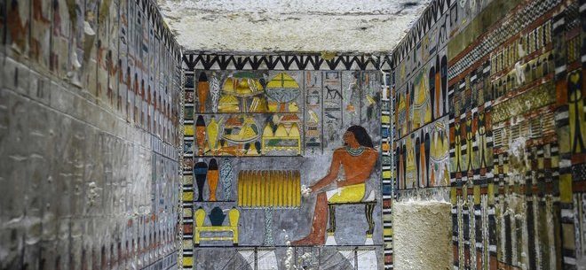 Risultato immagini per GLI INCREDIBILI COLORI DELLA TOMBA DI SAQQARA ?