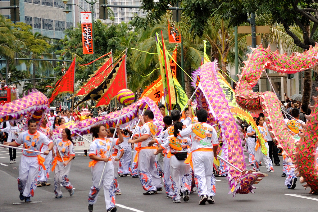 IL CAPODANNO CINESE NELLA CHINATOWN DI HONOLULU, HAWAII (STATI UNITI)