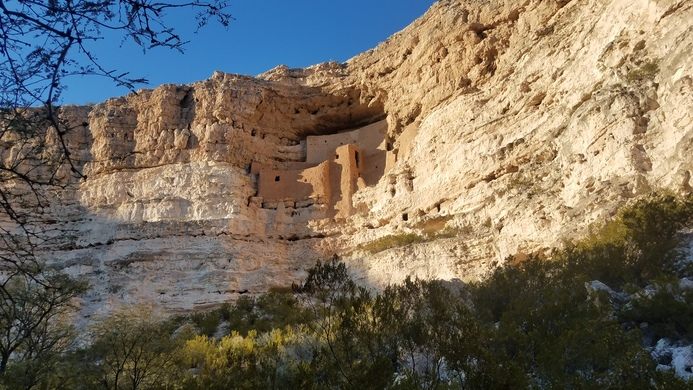 IL CASTELLO DI MONTEZUMA IN ARIZONA, STATI UNITI