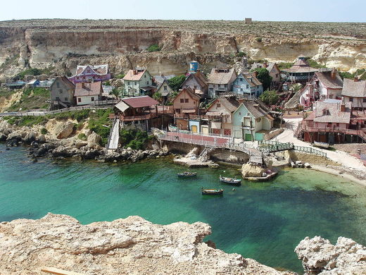 MALTA – IL POPEYE VILLAGE – IL VILLAGGIO DI BRACCIO DI FERRO