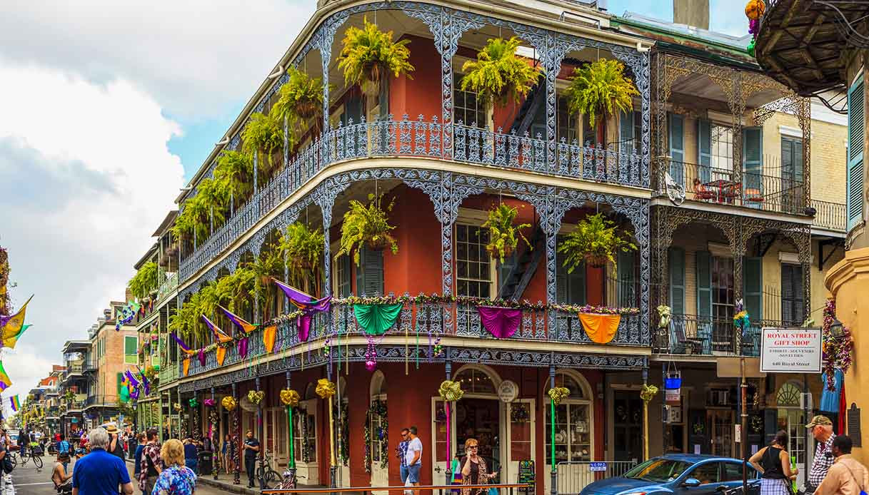 LA STORIA DEL QUARTIERE FRANCESE DI NEW ORLEANS, STATI UNITI