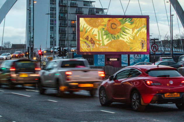 LONDRA: i capolavori della National Gallery nelle strade dell’Inghilterra. Su schermi digitali