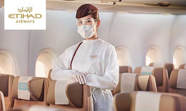 ETIHAD AIRWAYS: Test PCR COVID-19 obbligatorio per tutti i voli dal 1° agosto 2020