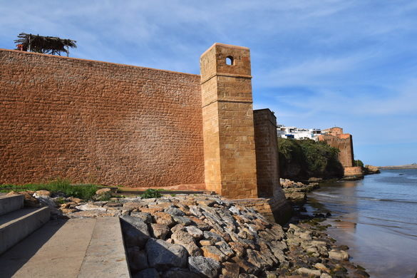 MAROCCO - LA KASBAH DI OUDAIA SVETTA DI FRONTE ALL’OCEANO