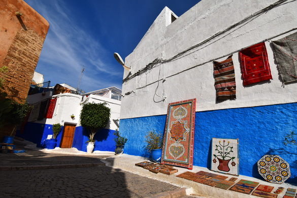 MAROCCO - LA KASBAH DI OUDAIA SVETTA DI FRONTE ALL’OCEANO