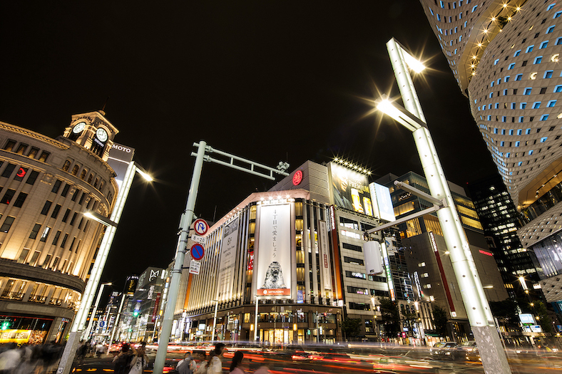 GINZA, GIAPPONE: IL QUARTIERE DI TOKYO SINONIMO DI ELEGANZA, DIVENTA VIRTUALE