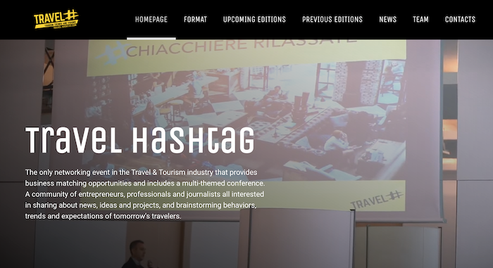 TRAVELHASHTAG, 16 NOVEMBRE, IN PRESENZA E STREAMING