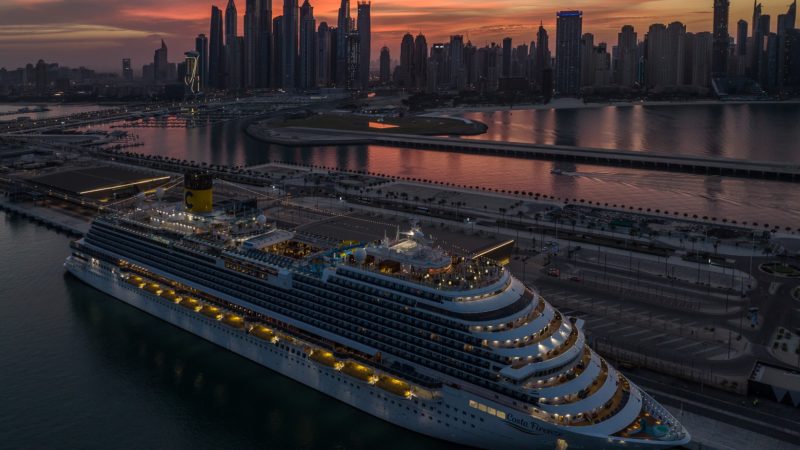 DEBUTTA COSTA FIRENZE A DUBAI E SI INAUGURA IL NUOVO DUBAI HARBOUR CRUISE TERMINAL