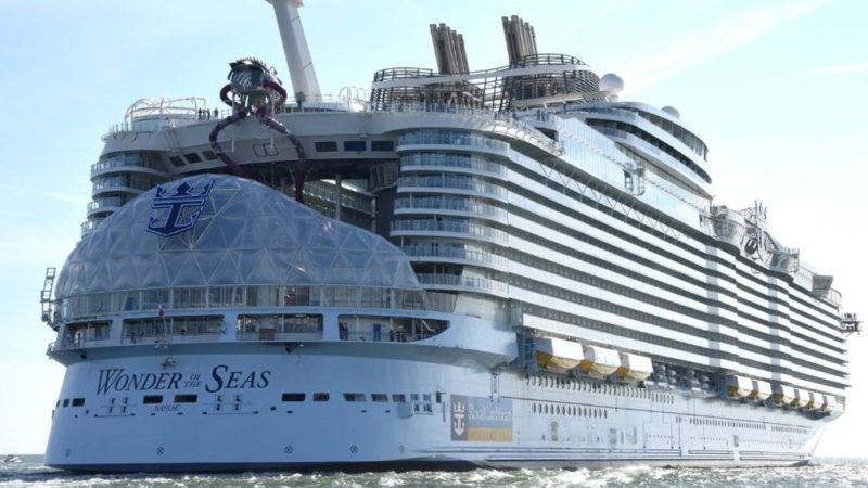 RCCL: WONDER OF THE SEAS AI BLOCCHI DI PARTENZA