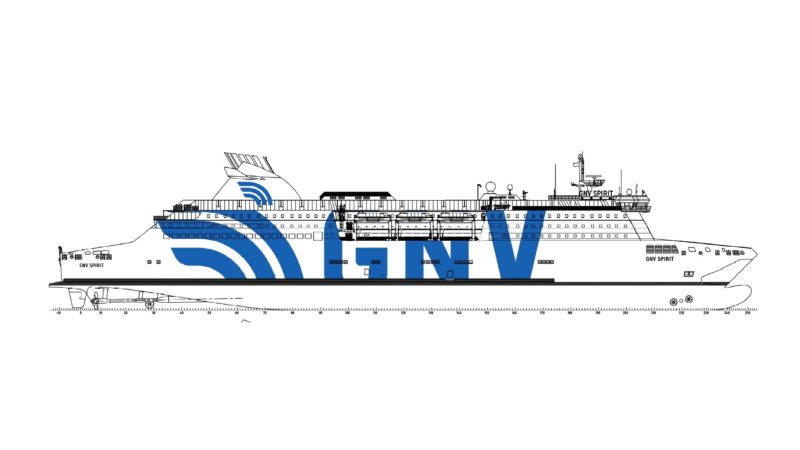 GNV AUMENTA LA FLOTTA CON L’INGRESSO DELLA NUOVA NAVE GNV SPIRIT