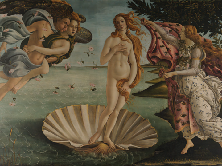 VENERE DI BOTTICELLI: MA LO SFONDO E’ IL GOLFO DE LA SPEZIA?