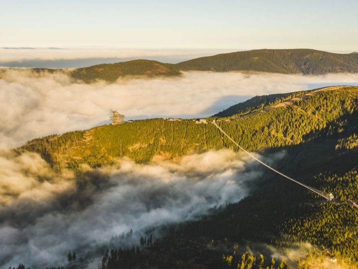 Sky Bridge 721: il ponte tibetano da record nella Repubblica Ceca