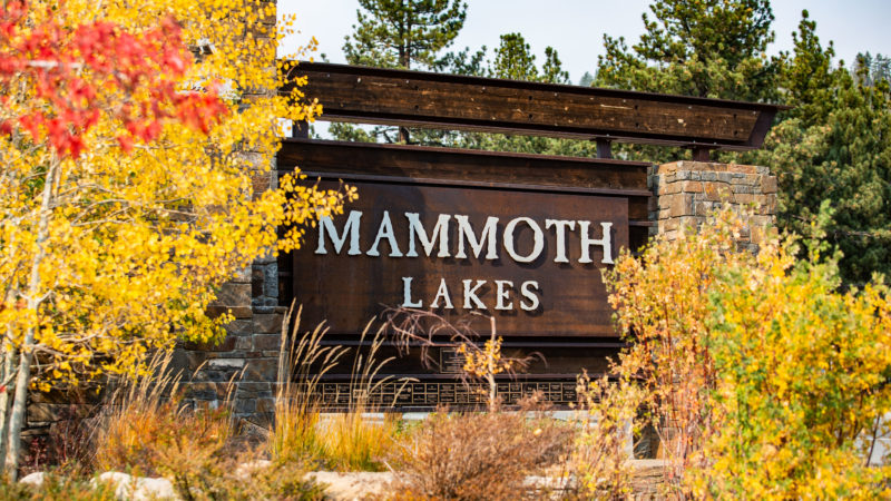 Mammoth Lakes, Stati Uniti: i colori del foliage in autunno