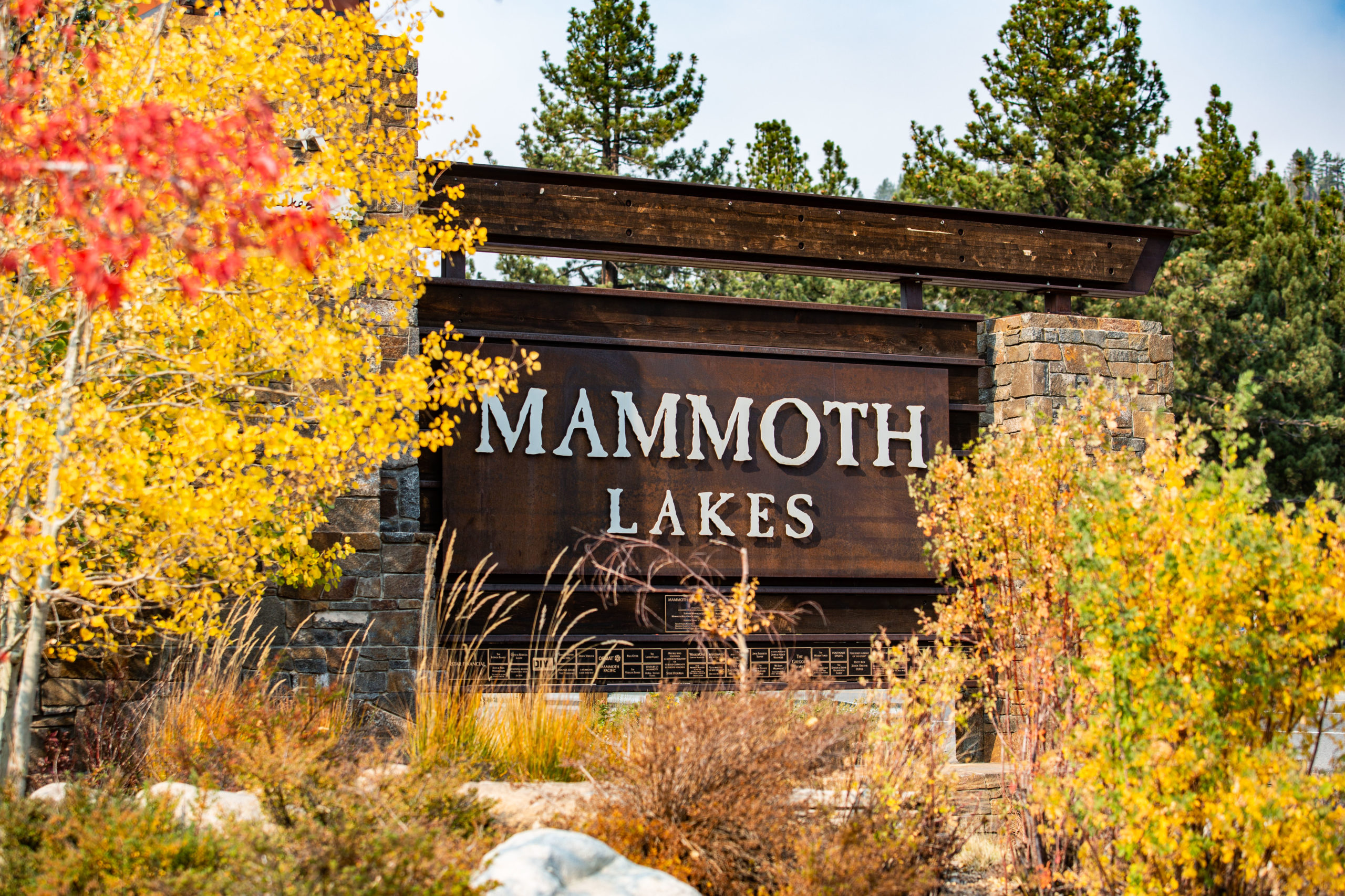 Mammoth Lakes, Stati Uniti: i colori del foliage in autunno