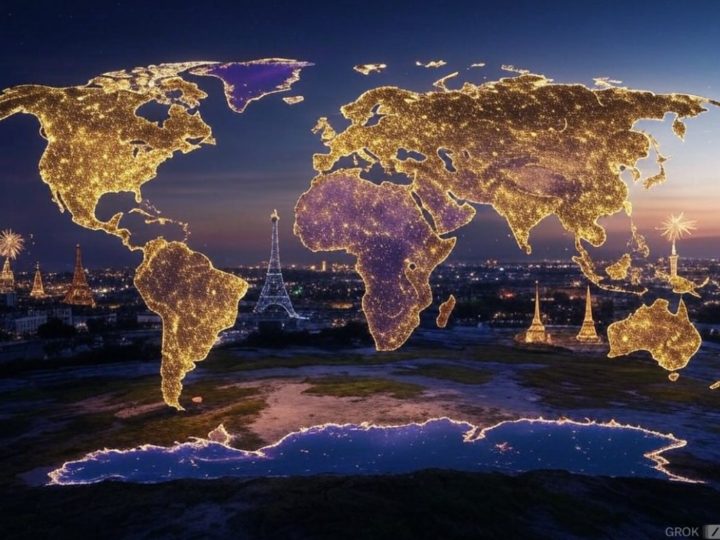 Nuovo Anno: l’inizio del 2025 nel mondo!