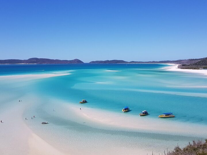 Australia: navigando verso Whitehaven Beach nel Queensland