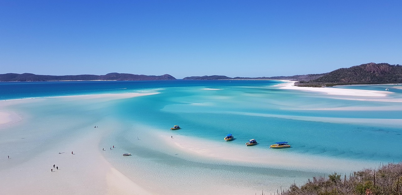 Australia: navigando verso Whitehaven Beach nel Queensland